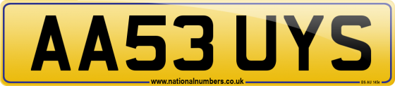 AA53 UYS