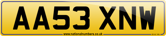 AA53 XNW