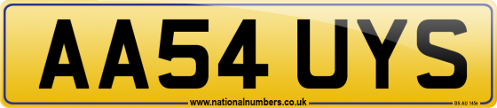 AA54 UYS
