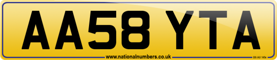 AA58 YTA
