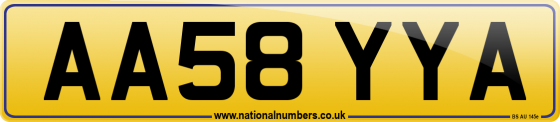 AA58 YYA