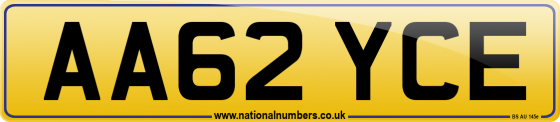 AA62 YCE