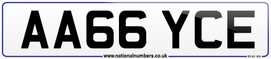 AA66 YCE