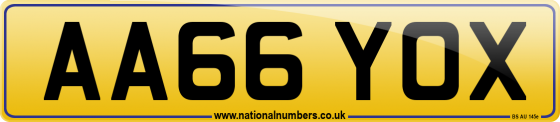 AA66 YOX
