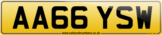AA66 YSW