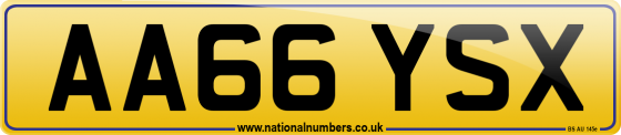 AA66 YSX