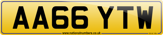 AA66 YTW