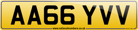 AA66 YVV