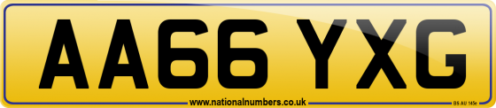 AA66 YXG