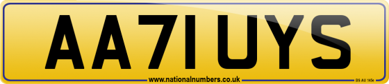 AA71 UYS