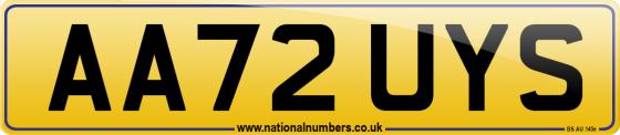 AA72 UYS
