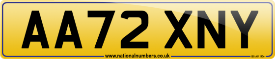AA72 XNY