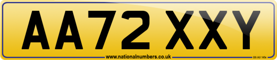 AA72 XXY