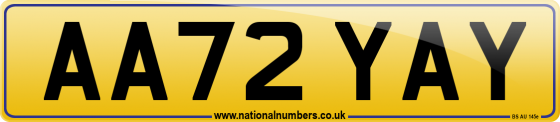 AA72 YAY