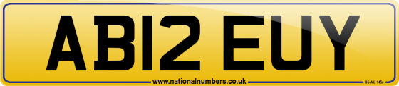 AB12 EUY