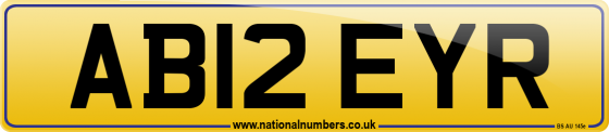 AB12 EYR