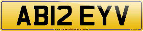 AB12 EYV