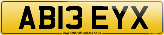 AB13 EYX