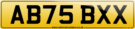 AB75 BXX