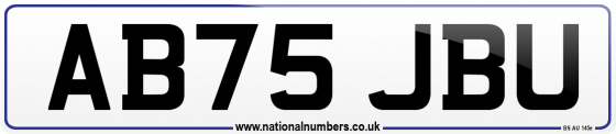 AB75 JBU