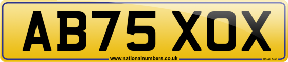 AB75 XOX