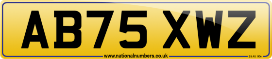 AB75 XWZ