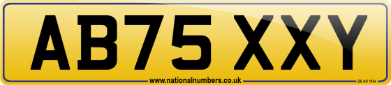 AB75 XXY