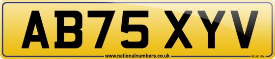 AB75 XYV