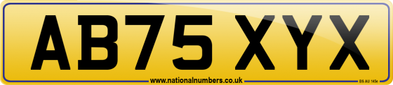 AB75 XYX