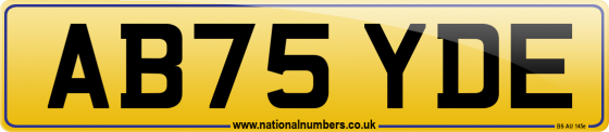 AB75 YDE