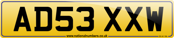 AD53 XXW