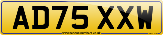 AD75 XXW