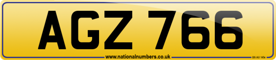 AGZ Number Plates