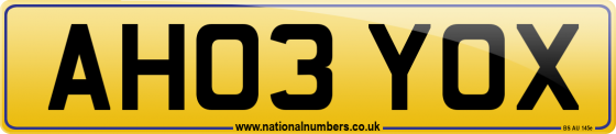 AH03 YOX