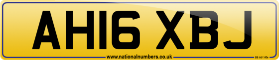 AH16 XBJ