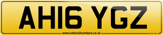 AH16 YGZ