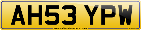 AH53 YPW