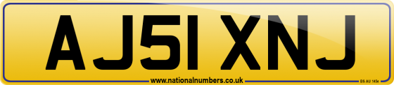 AJ51 XNJ