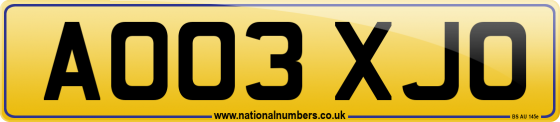 AO03 XJO