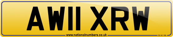 AW11 XRW