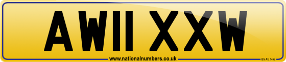 AW11 XXW