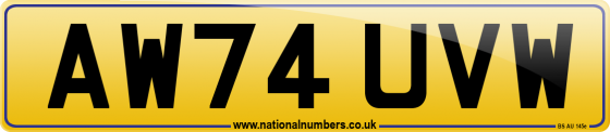 AW74 UVW