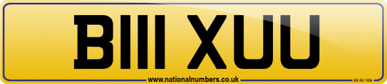 B111 XUU