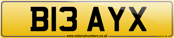 B13 AYX
