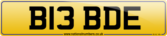 B13 BDE
