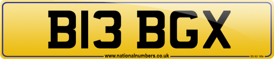 B13 BGX