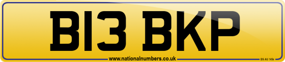 B13 BKP