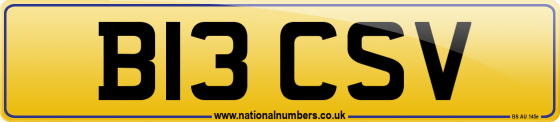 B13 CSV