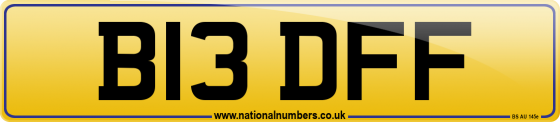 B13 DFF
