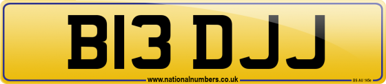 B13 DJJ